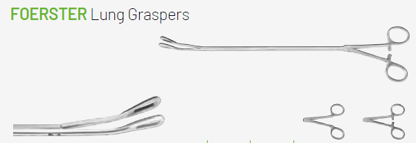 Plansza katalogowa VATS – Foerster Lung Graspers