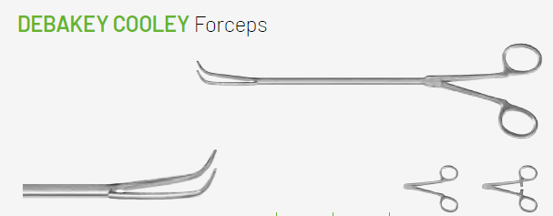 Plansza katalogowa VATS – Debakey Cooley Forceps